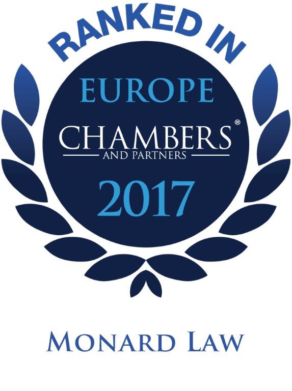Monard Law has been successfully ranked by Chambers Global guide, Dispute Resolution